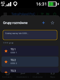 Lista grup