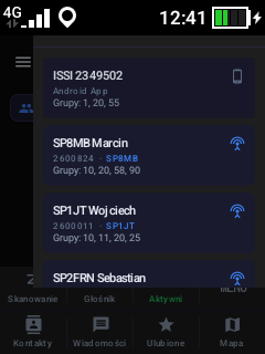 Lista aktywnych