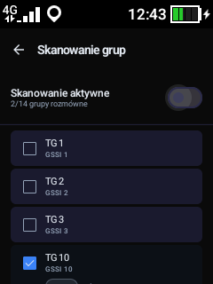 Skanowanie grup