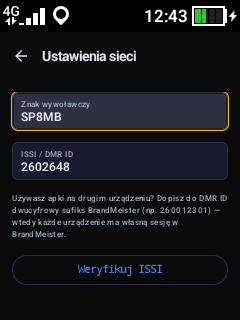 Ustawienia sieci