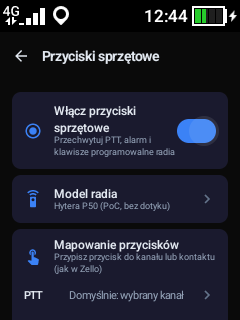 Przyciski sprzętowe