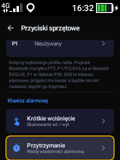 Klawisz alarmowy