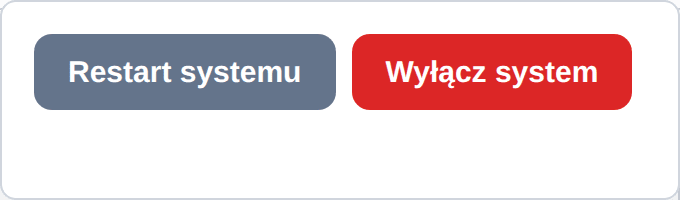 Menu zasilania